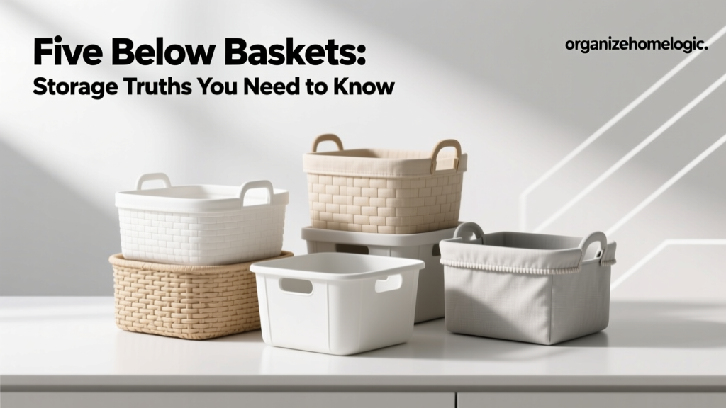 Five Below Baskets: Storage Truths You Need to Know