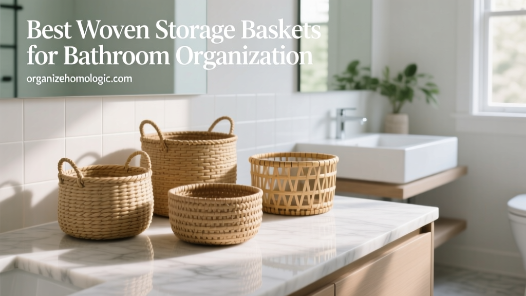 Best Woven Storage Baskets for Bathroom Organization