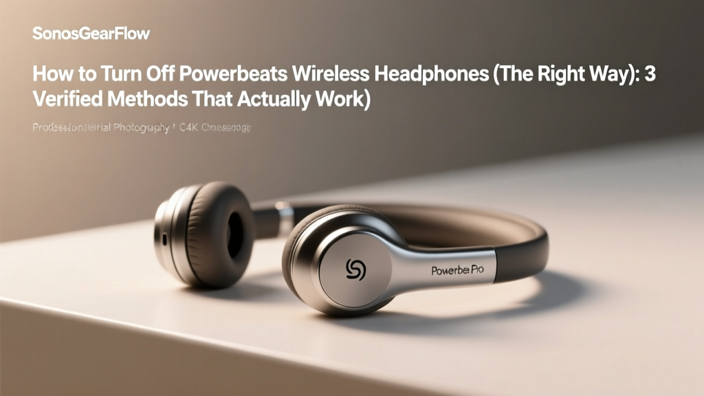 Powerbeats Off: 3 Battery-Saving Methods (2026)