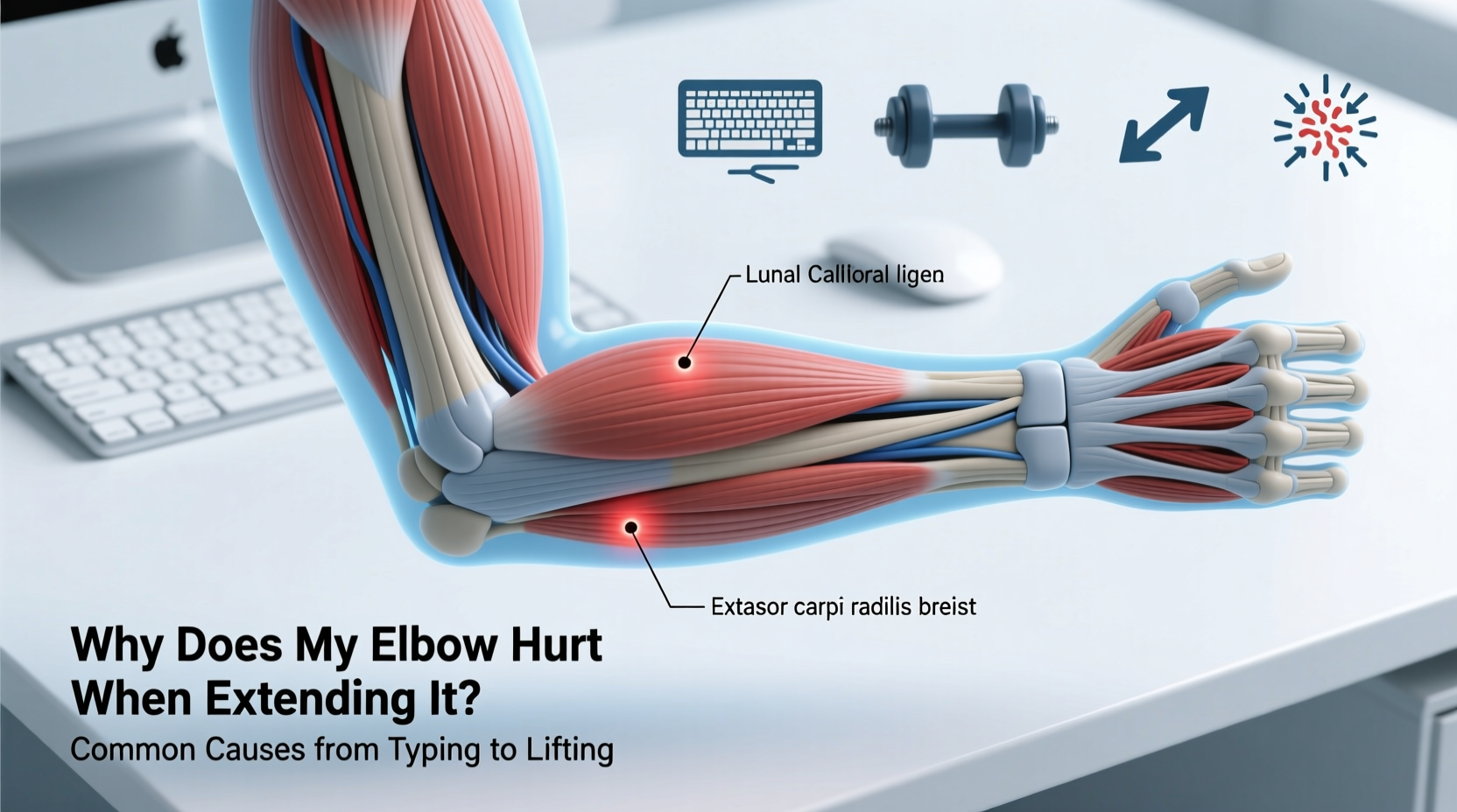 why does my elbow hurt when extending it common causes from typing to lifting