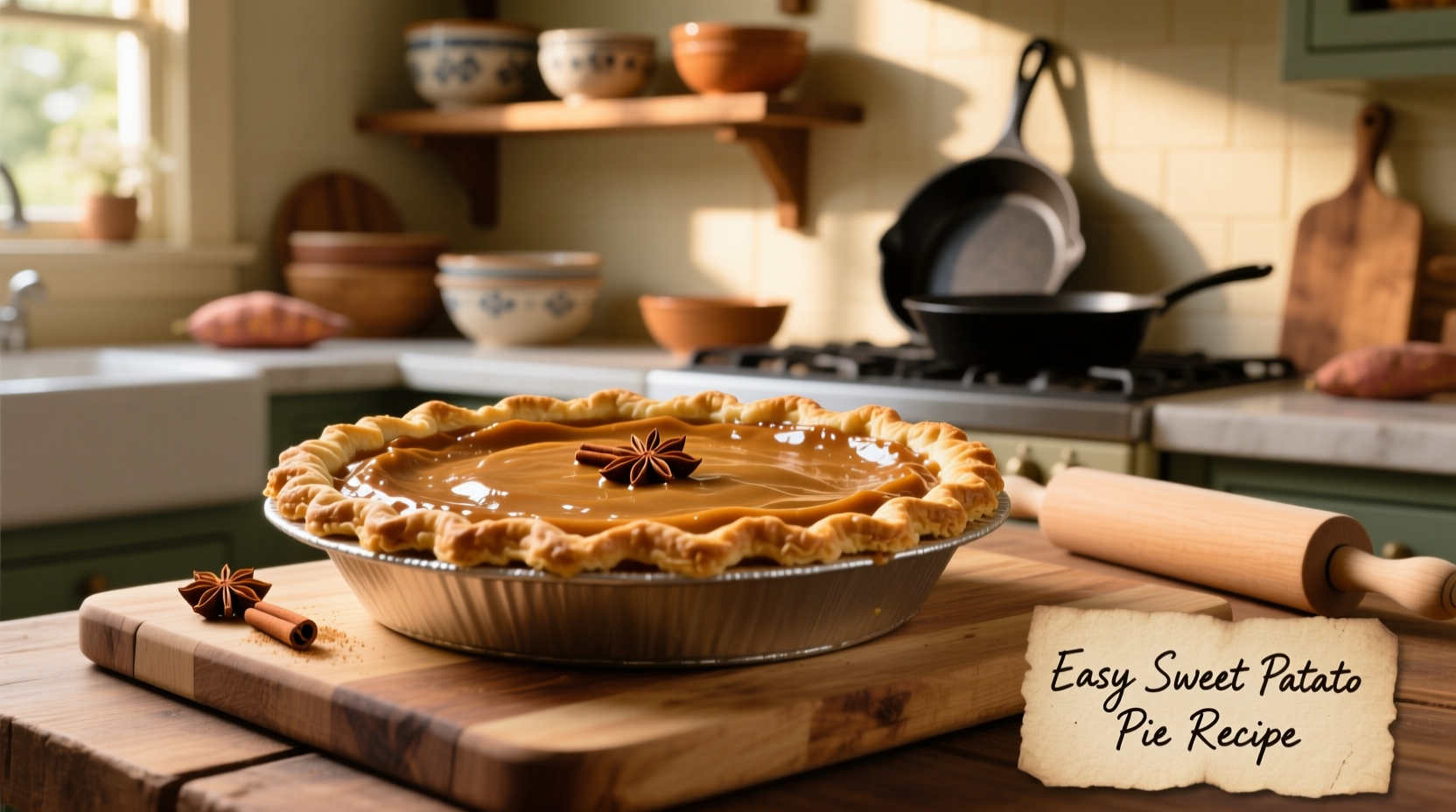 3 Easy Sweet Potato Pie Recipes Ready in 20 Minutes