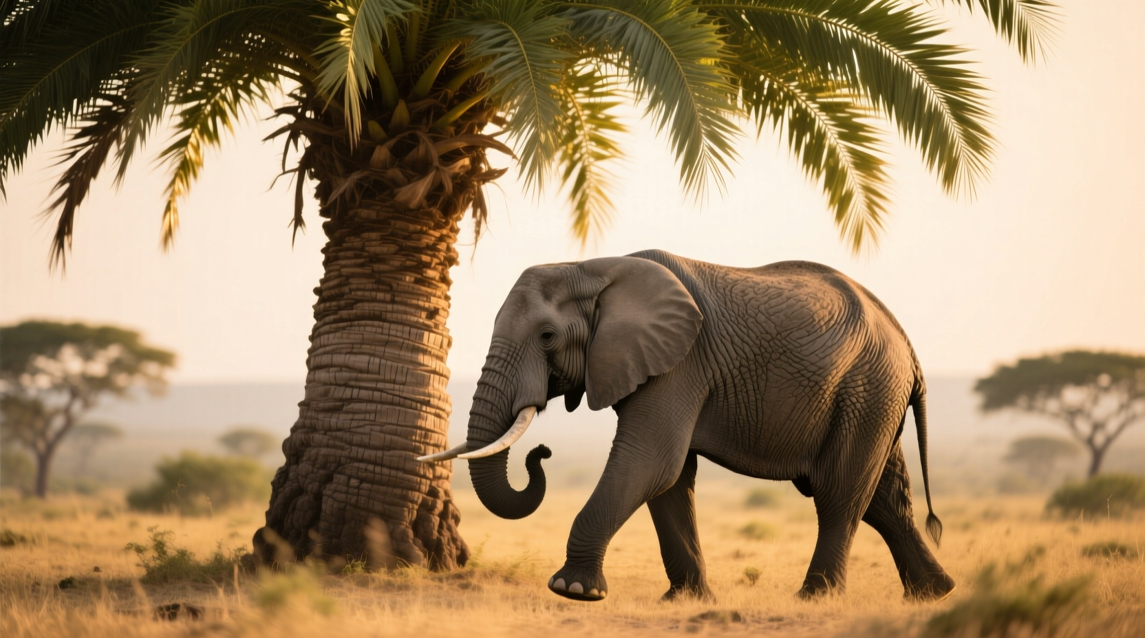 elephant palm tree