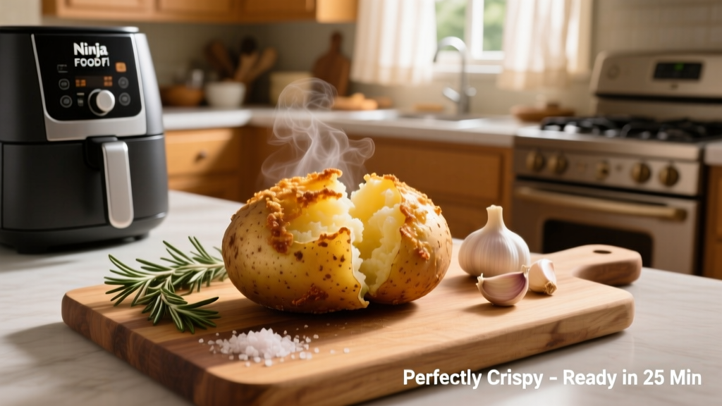 Frozen Baked Potato in Ninja Foodi: Crispy, Safe & Perfect