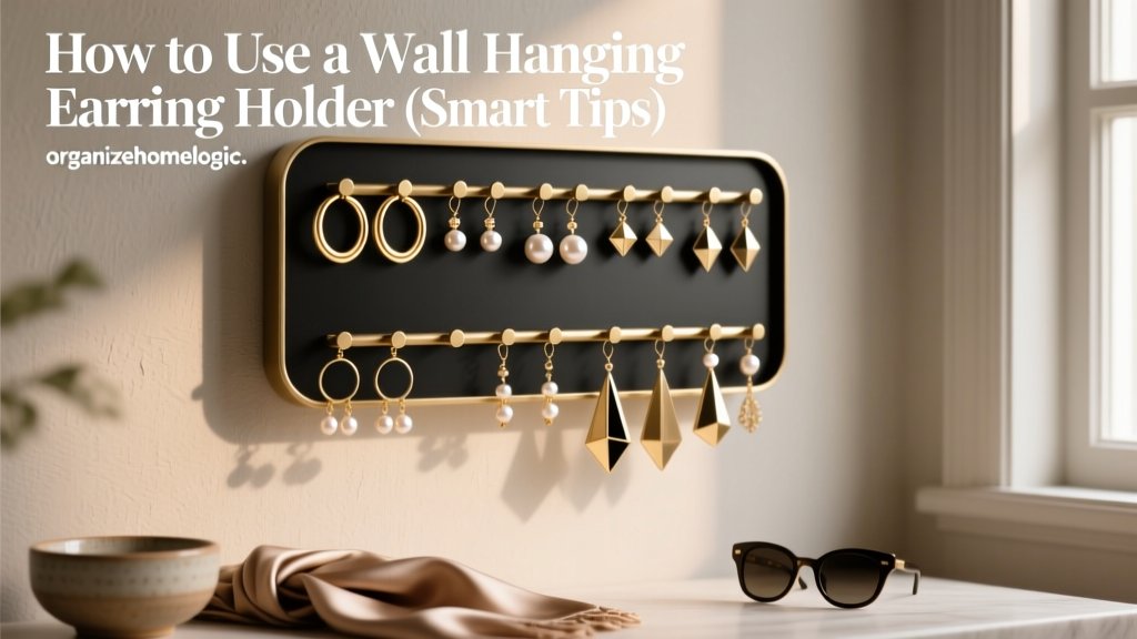 How to Use a Wall Hanging Earring Holder (Smart Tips)