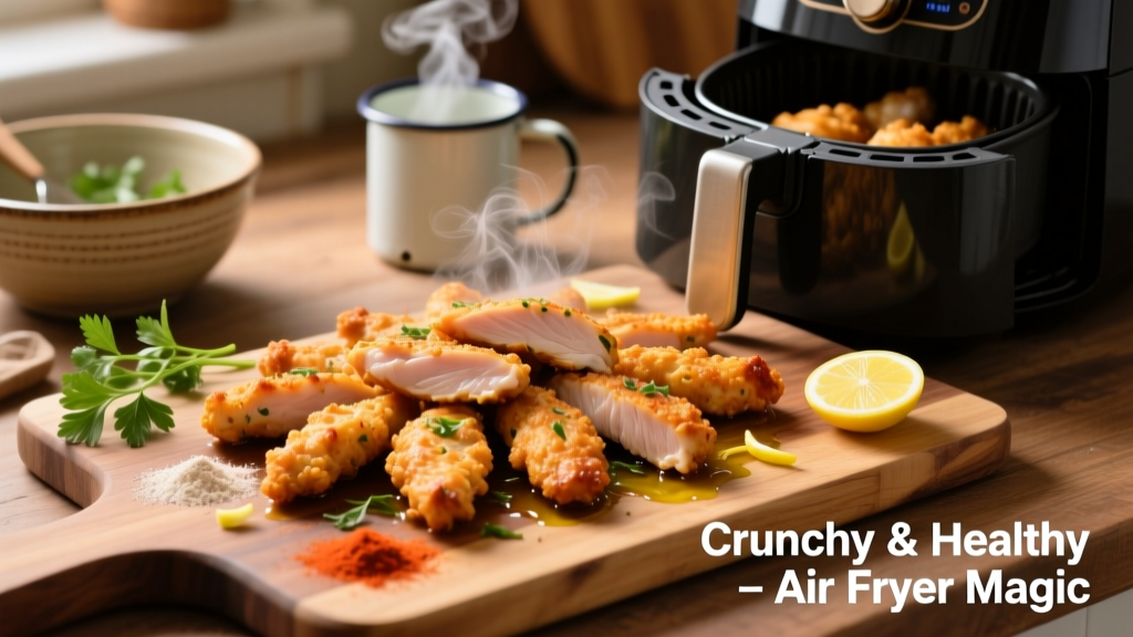 Healthy Air Fryer Chicken Tenders (Crispy & Simple)