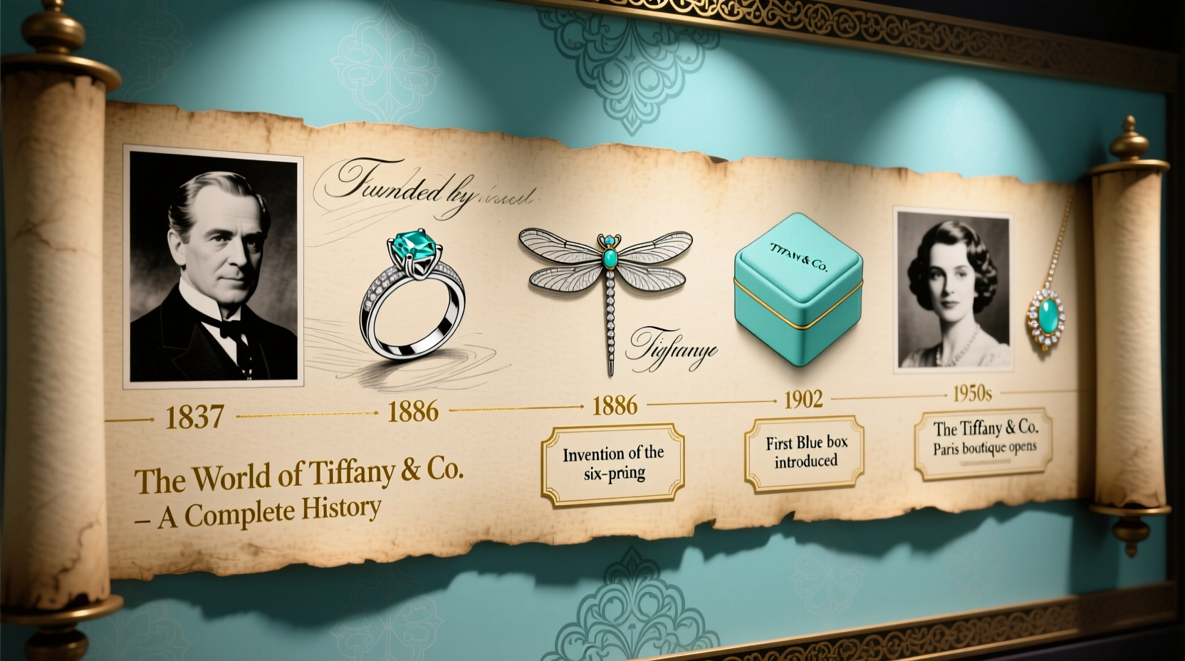 the world of tiffany timeline
