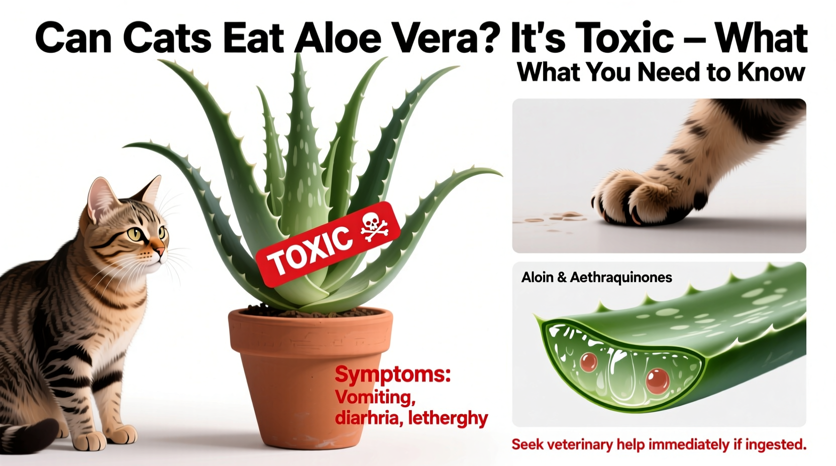 Is Aloe Vera Toxic to Cats? | TheHomeSprouts
