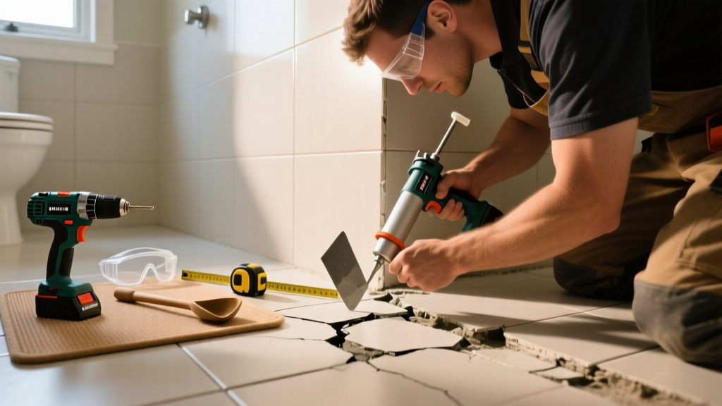 Fixing Foundation Cracks Inside Your Bathroom