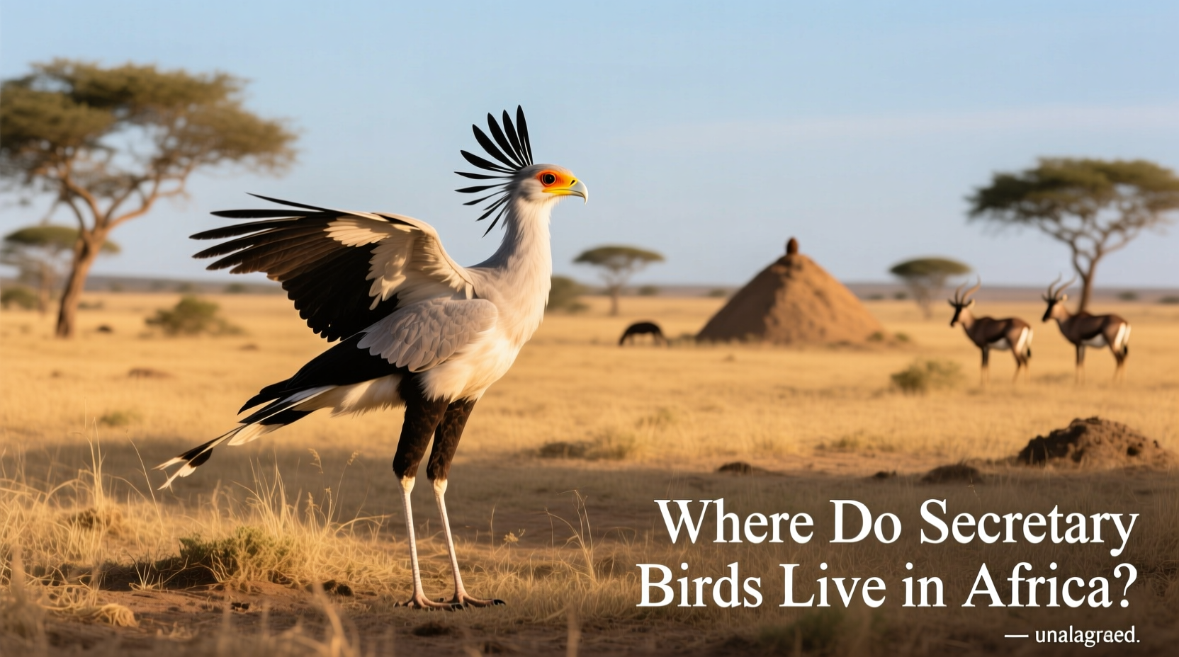 where do secretary birds live