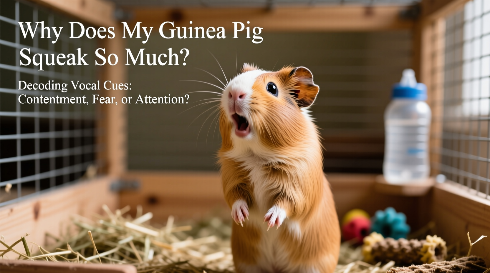 why does my guinea pig squeak so much interpreting their vocal cues