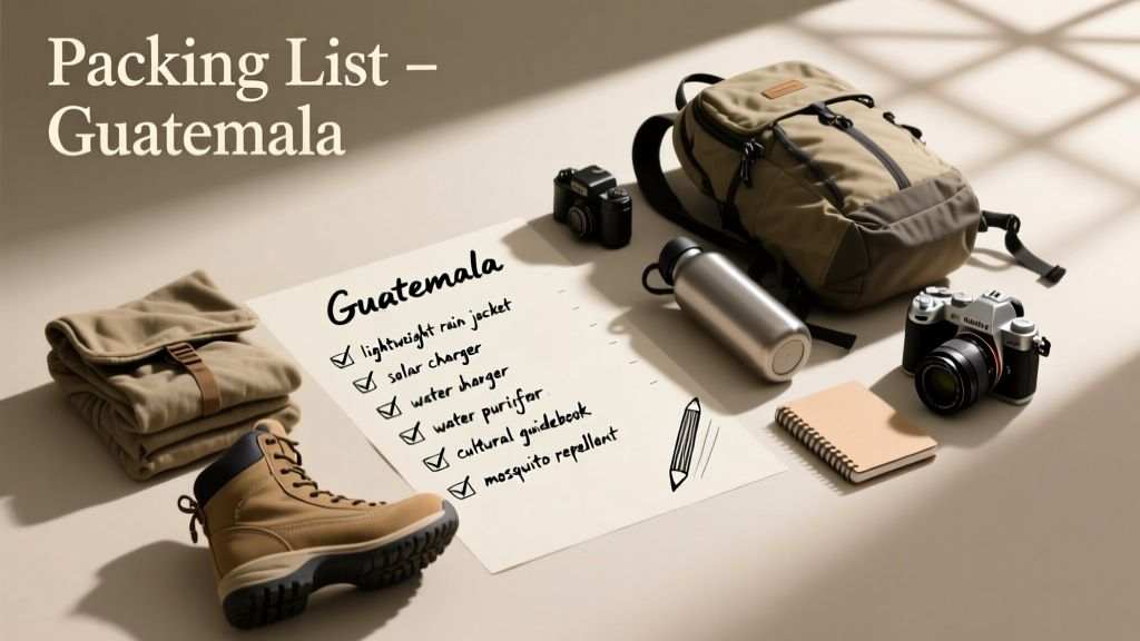 The Essential Packing List for Guatemala: Tested Gear, Real Climate Data, and Local Insights