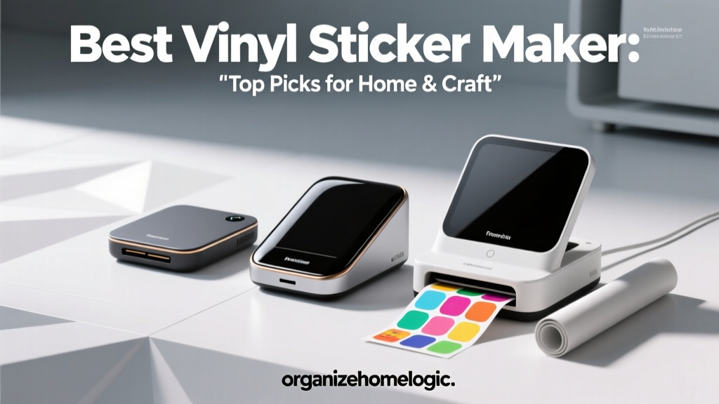Best Vinyl Sticker Maker: Top Picks for Home & Craft