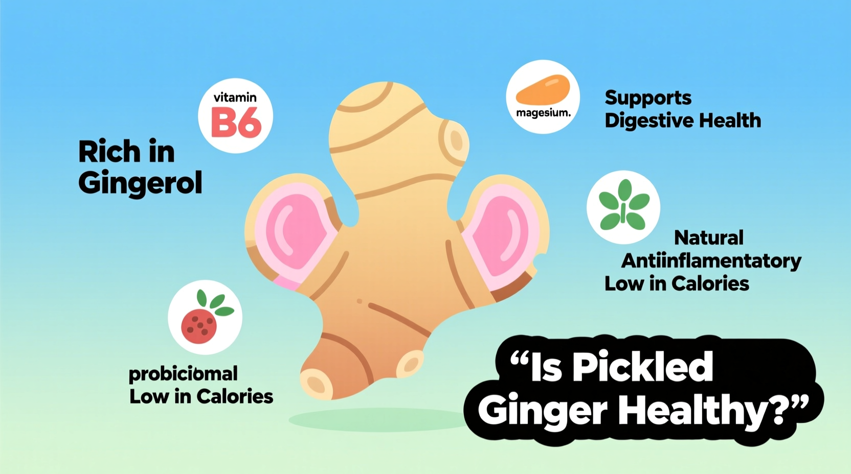 Verschiedene Ingwer-Präparate im Vergleich: frisch, getrocknet, eingelegt und als Pulver