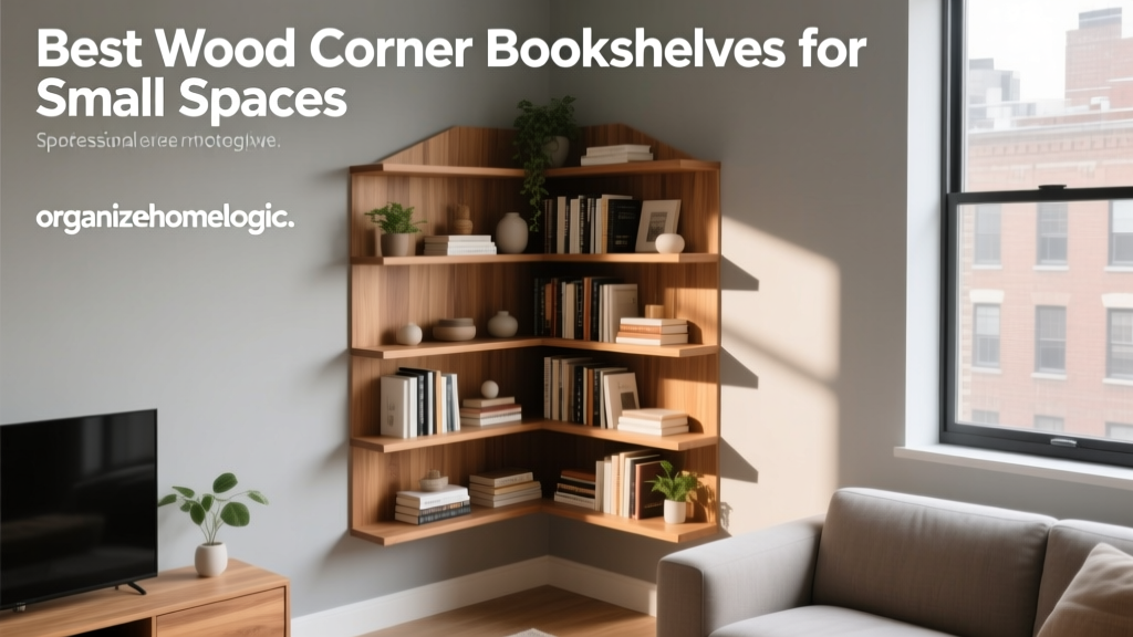 Best Wood Corner Bookshelves for Small Spaces