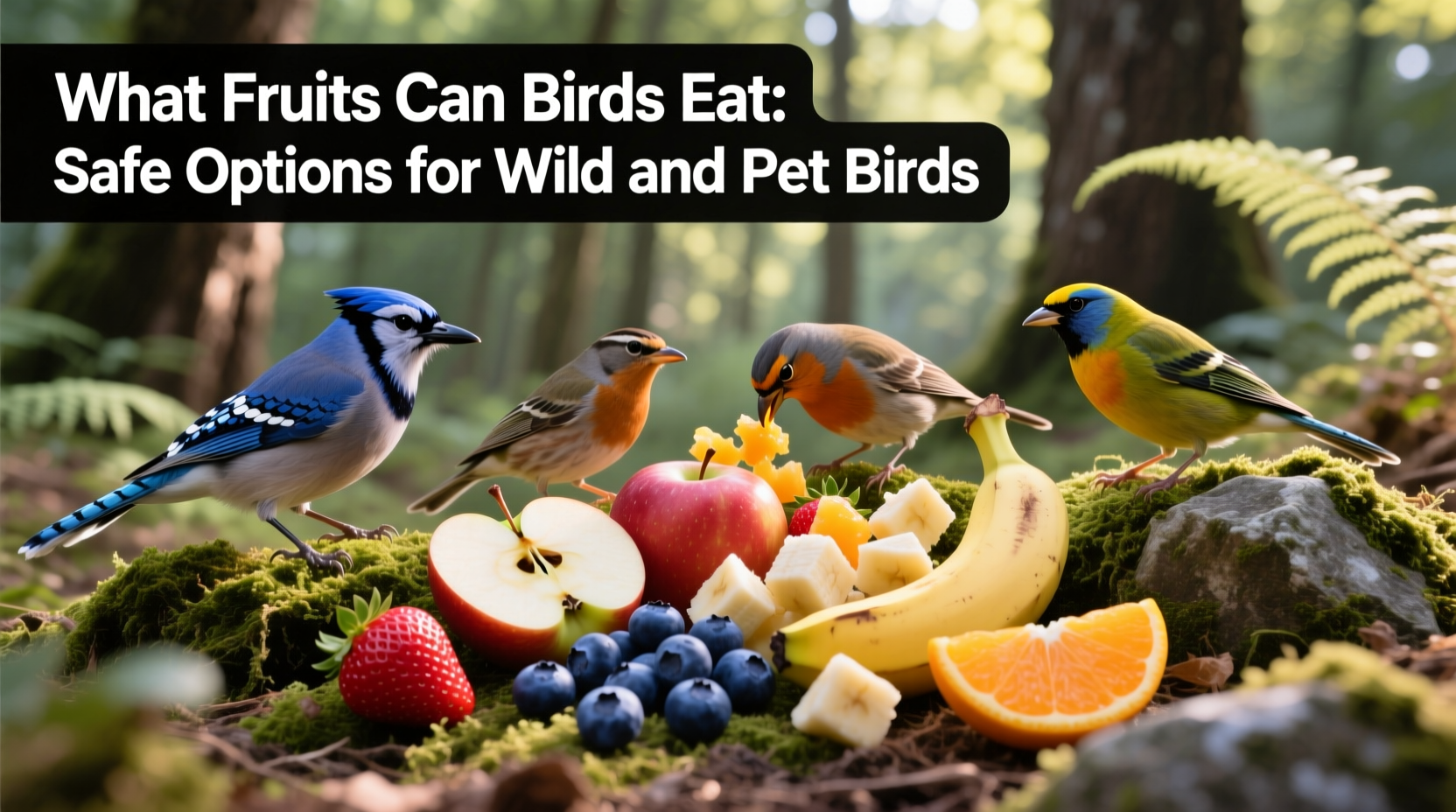 What Fruits Can Birds Eat: Safe Options for Wild and Pet Birds