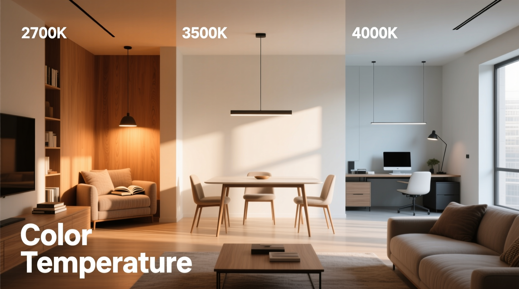 how to choose the best color temperature for home lighting
