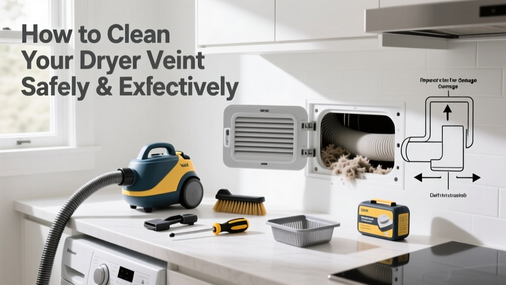 How to Clean Your Dryer Vent Safely and Effectively