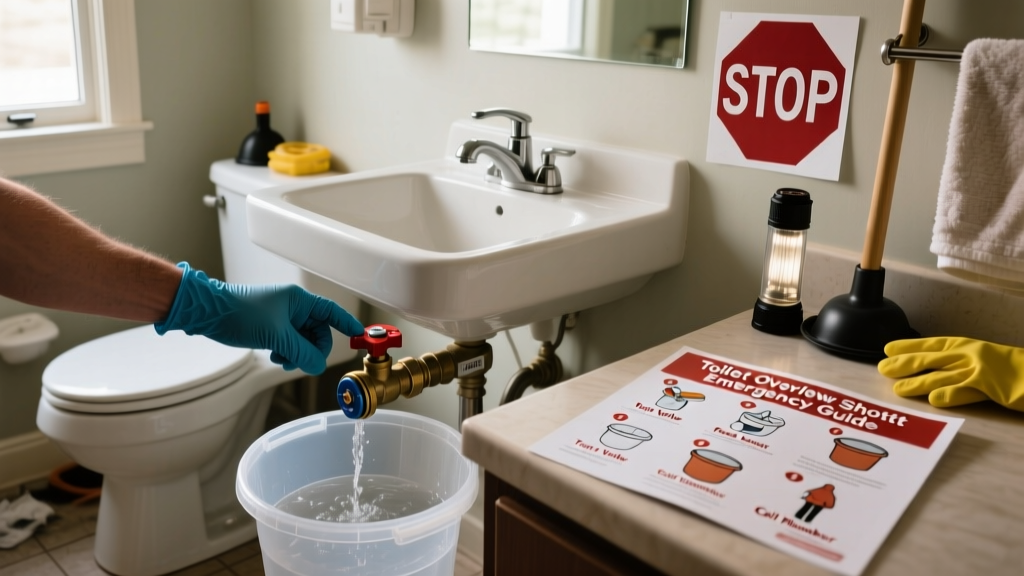 Toilet Overflow Shutoff: Emergency Guide