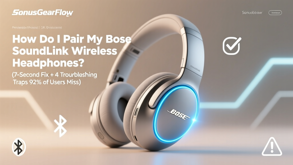 Bose SoundLink Pairing Guide (2026)