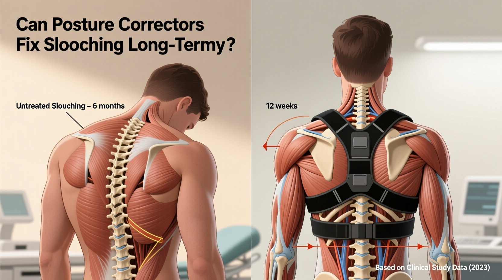 can posture correctors actually fix slouching long term results