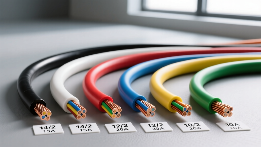 Romex Wire Color Chart: Jacket Colors, AWG Sizes, and Ampacity Guide