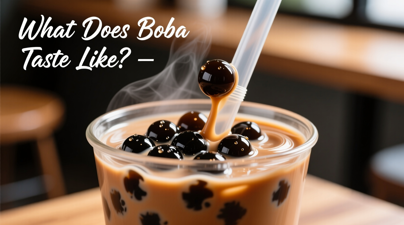 what does boba taste like