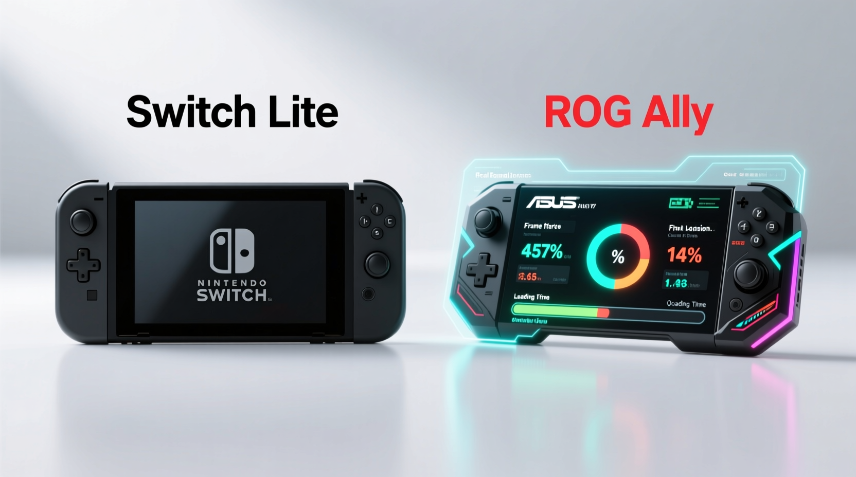switch lite vs rog ally which portable console handles emulation better