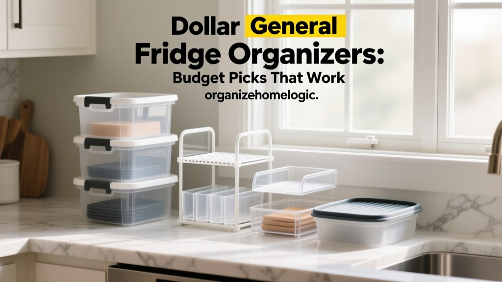Dollar General Fridge Organizers: Budget Picks That Work