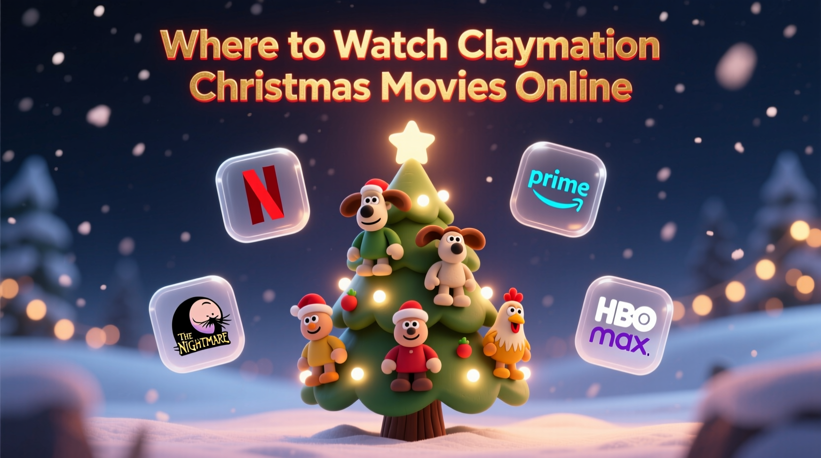 where to watch claymation christmas movies
