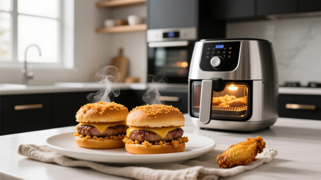 Frozen Chicken Burgers in Air Fryer: Crispy, Juicy & Foolproof