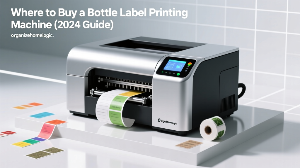 Where to Buy a Bottle Label Printing Machine (2024 Guide)