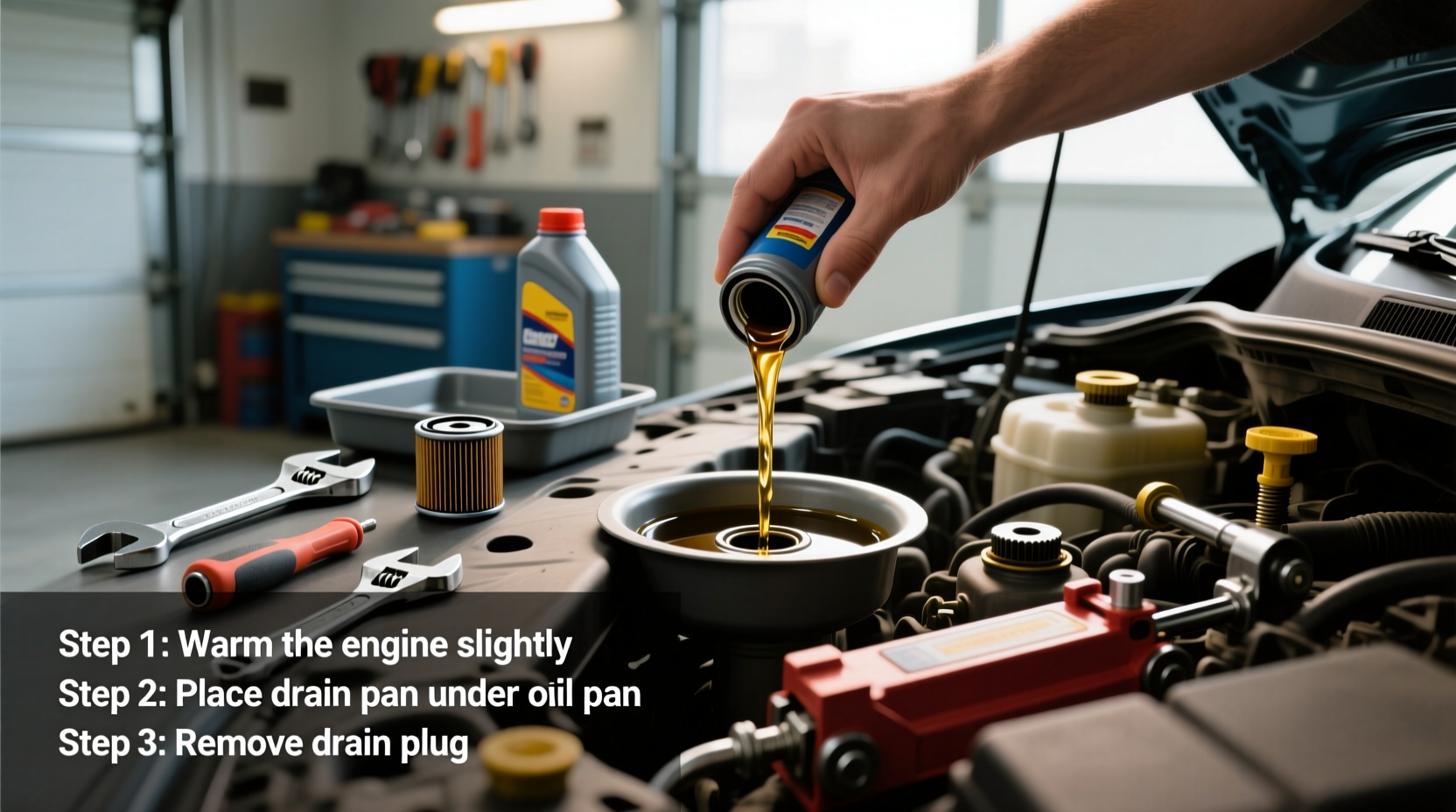 step by step guide to changing your own oil to save money safely