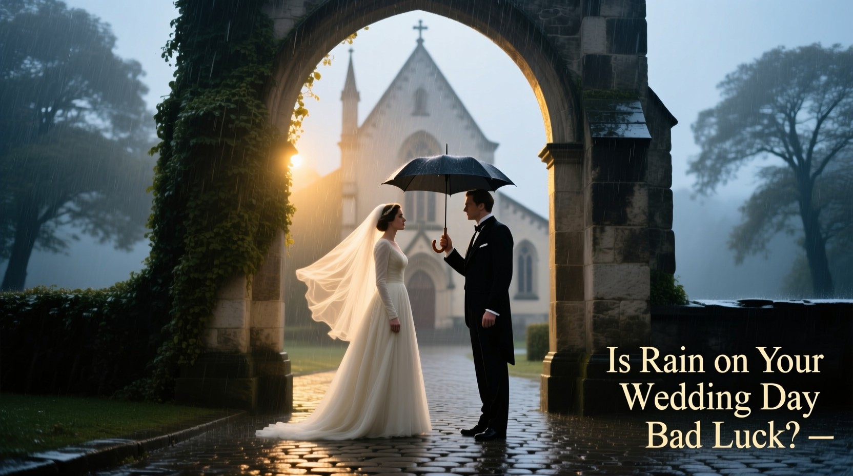 is it bad luck to rain on your wedding day
