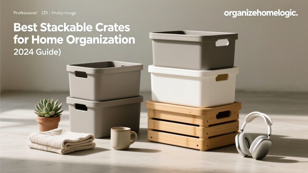 Best Stackable Crates for Home Organization (2024 Guide)