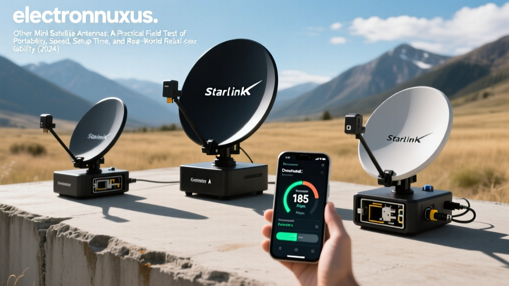Starlink Mini vs. Other Mini Satellite Antennas: A Practical Field Test of Portability, Speed, Setup Time, and Real-World Reliability (2024)