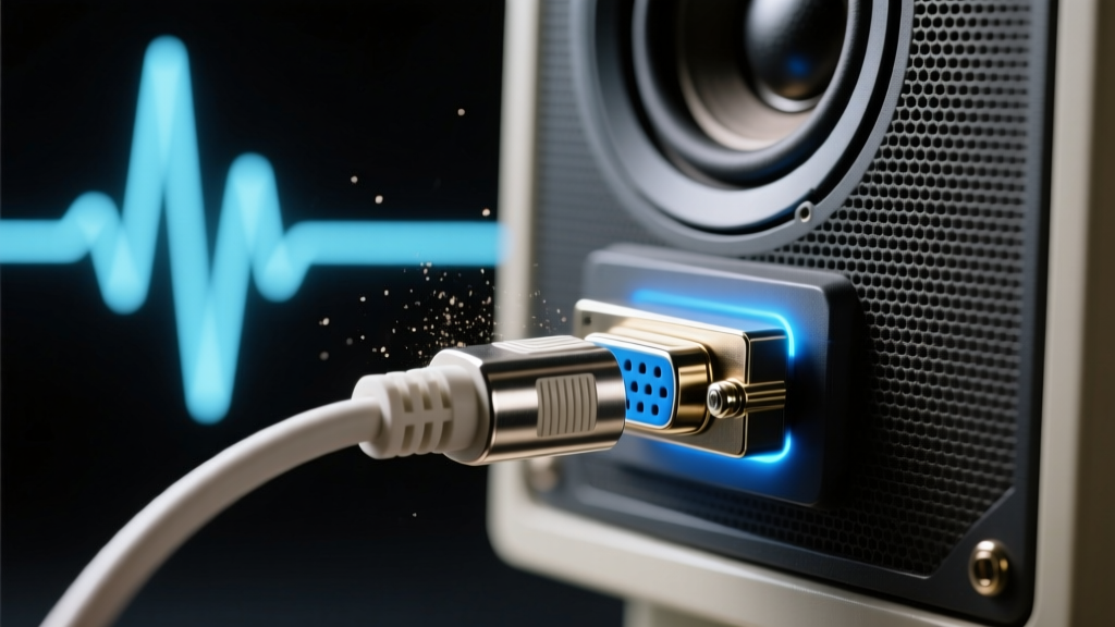 Why Your VGA Speakers Audio Video Setup Sounds Muffled & How to Fix It in 7 Minutes (No New Cables Needed)