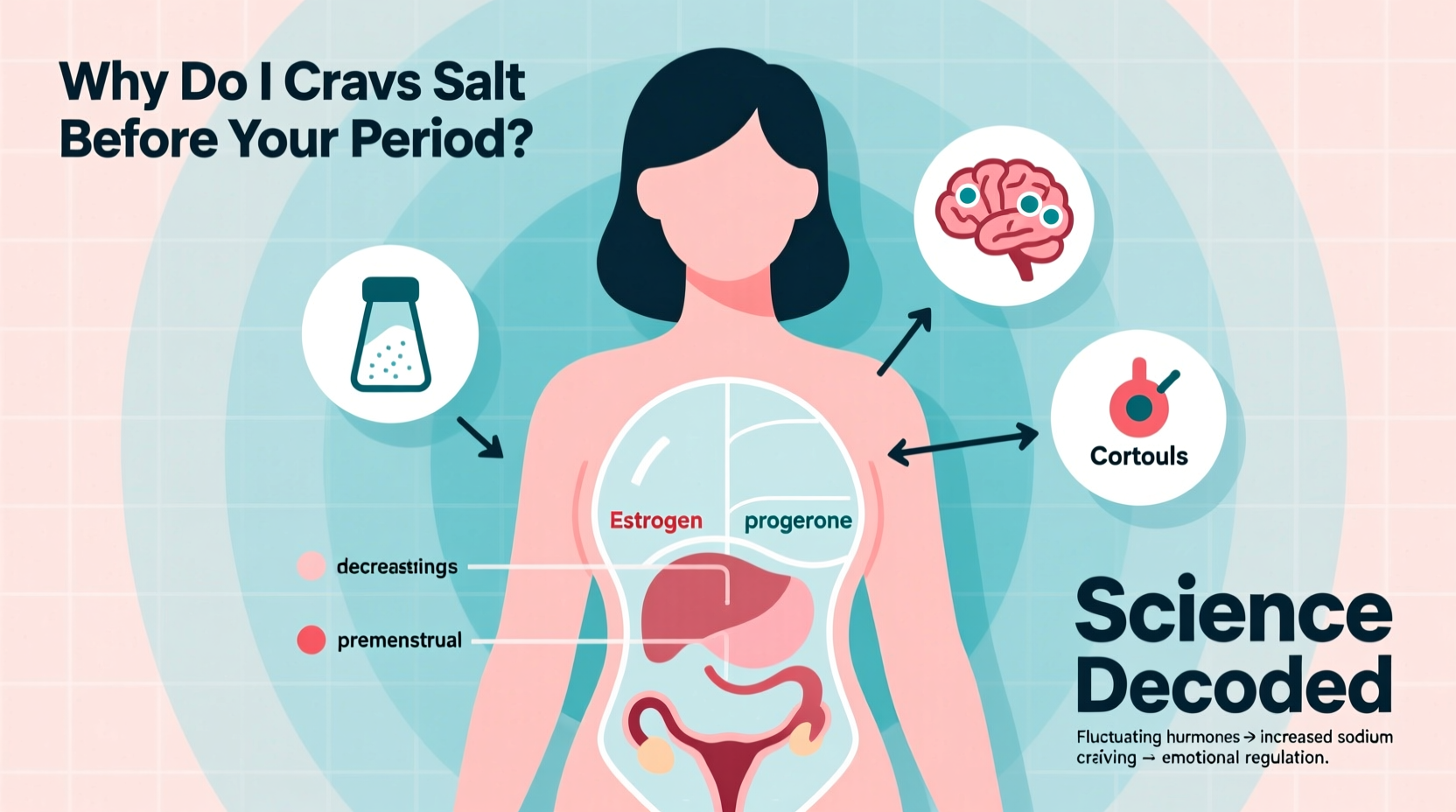 why do i crave salty snacks before my period science decoded