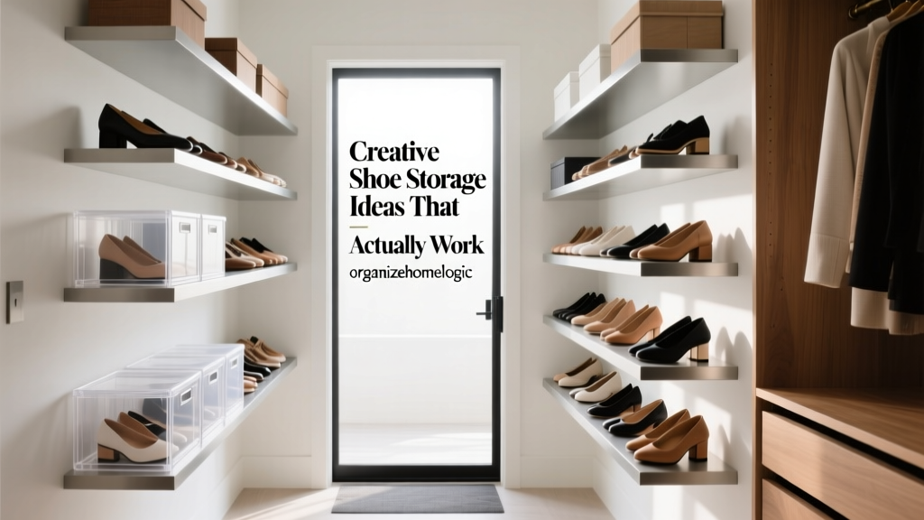 Creative Shoe Storage Ideas That Actually Work