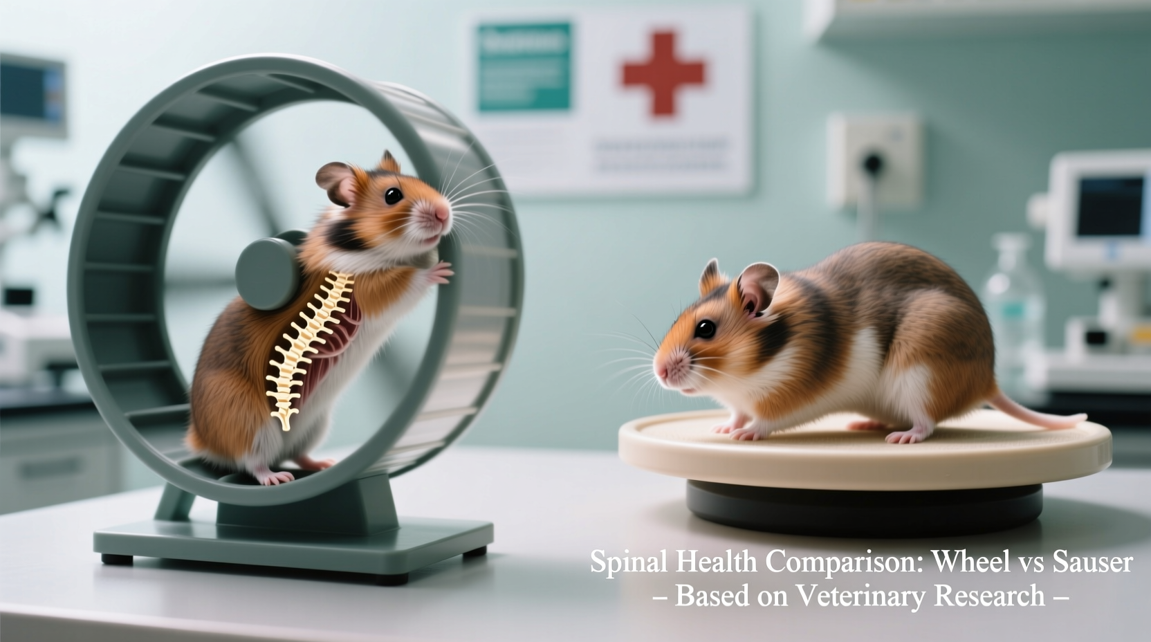 hamster wheel vs saucer which is safer for spinal health