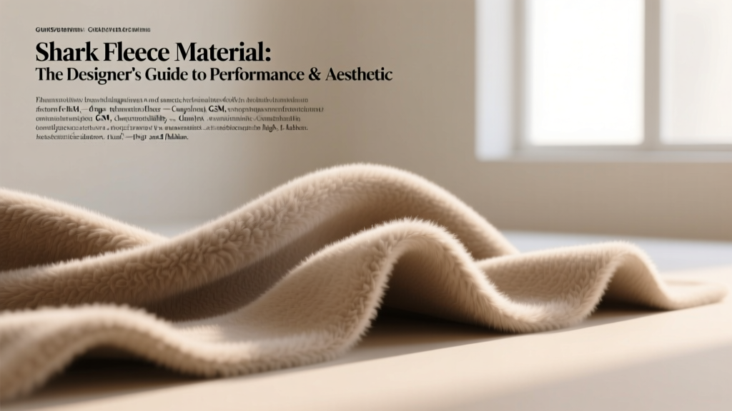 Shark Fleece Material: The Designer’s Guide to Performance & Aesthetic