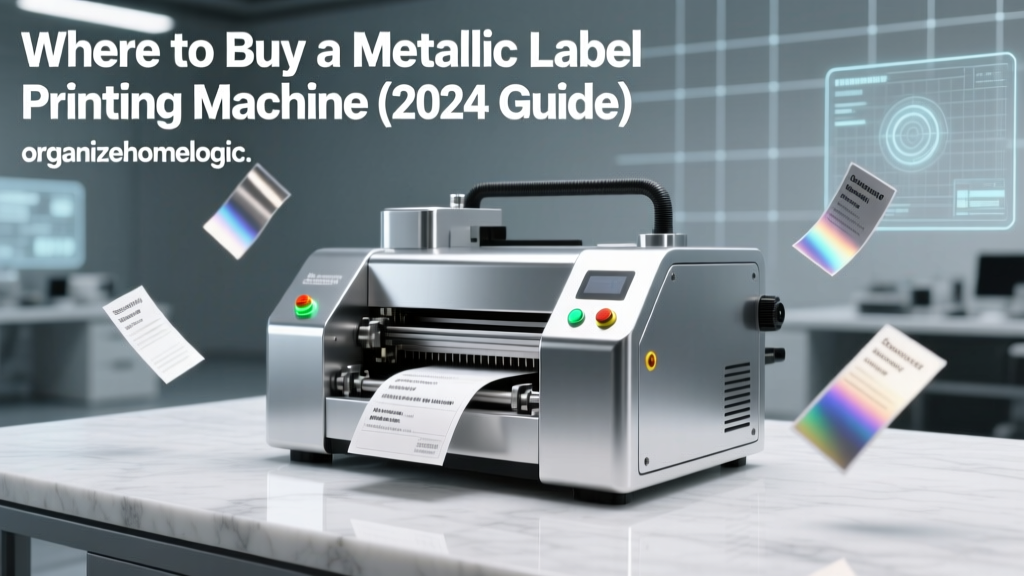 Where to Buy a Metallic Label Printing Machine (2024 Guide)