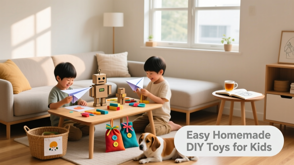 12 Easy Homemade DIY Toys for Kids That Spark Creativity, Cost Under $5 Each, and Pass Safety Checks