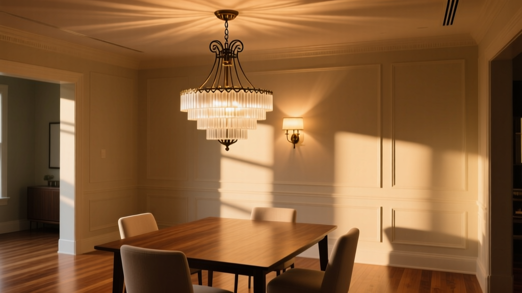 Dining Room Chandelier & Wall Sconce Combo