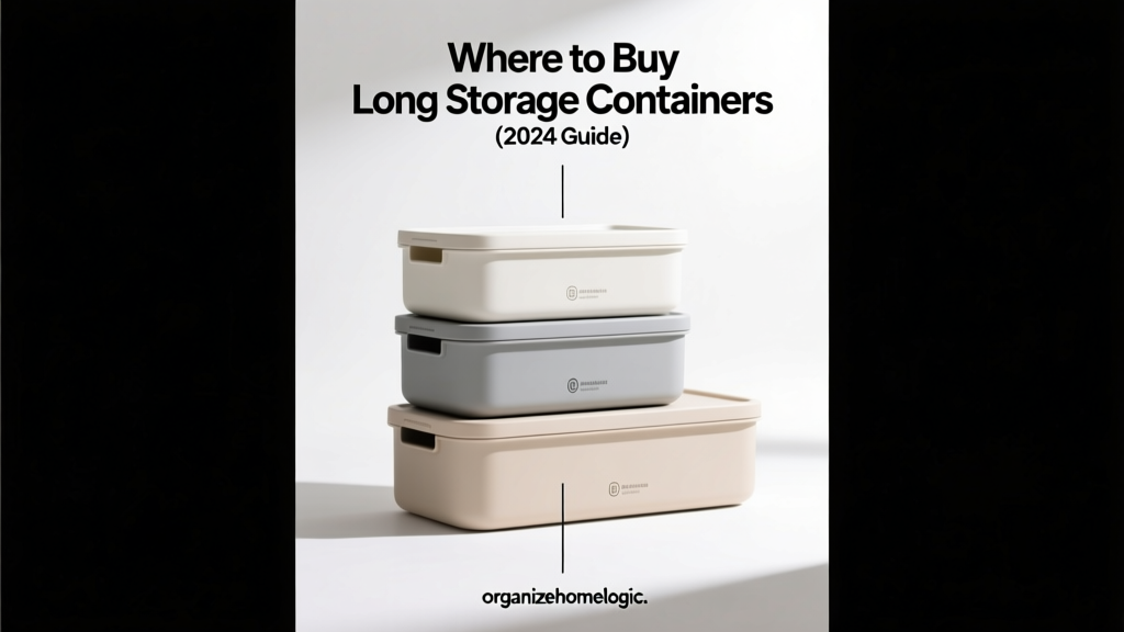 Where to Buy Long Storage Containers (2024 Guide)