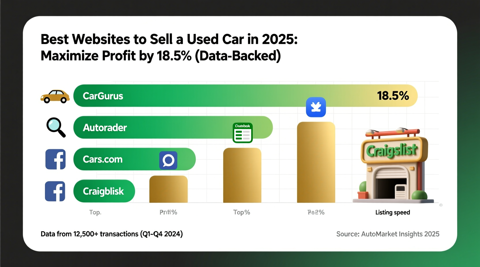 best websites to sell a used car