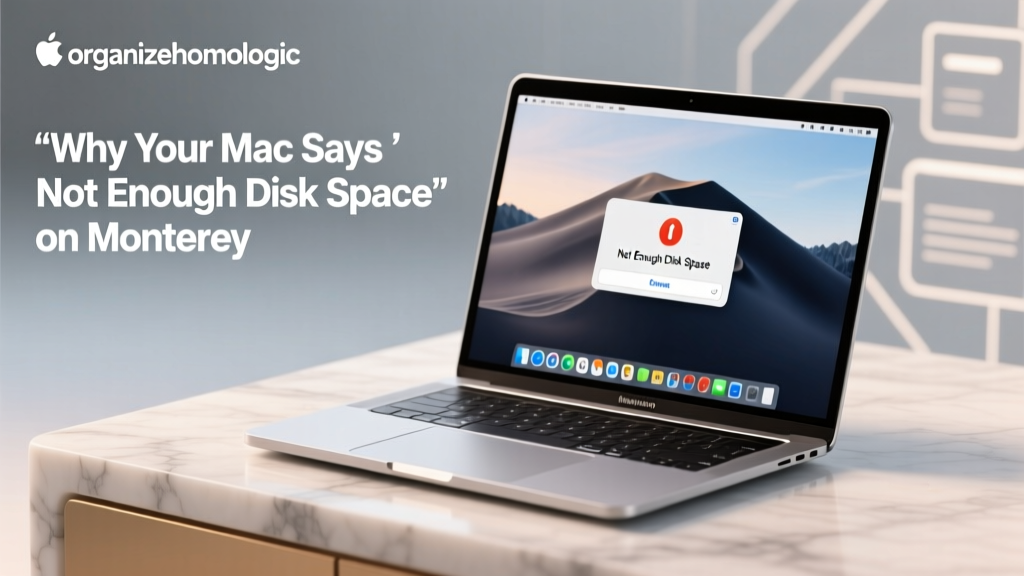 Why Your Mac Says 'Not Enough Disk Space' on Monterey