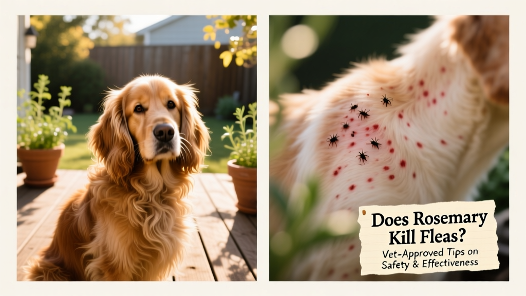 Side-by-side comparison: healthy pet coat vs. irritated, flea-bitten skin (blurred for sensitivity)