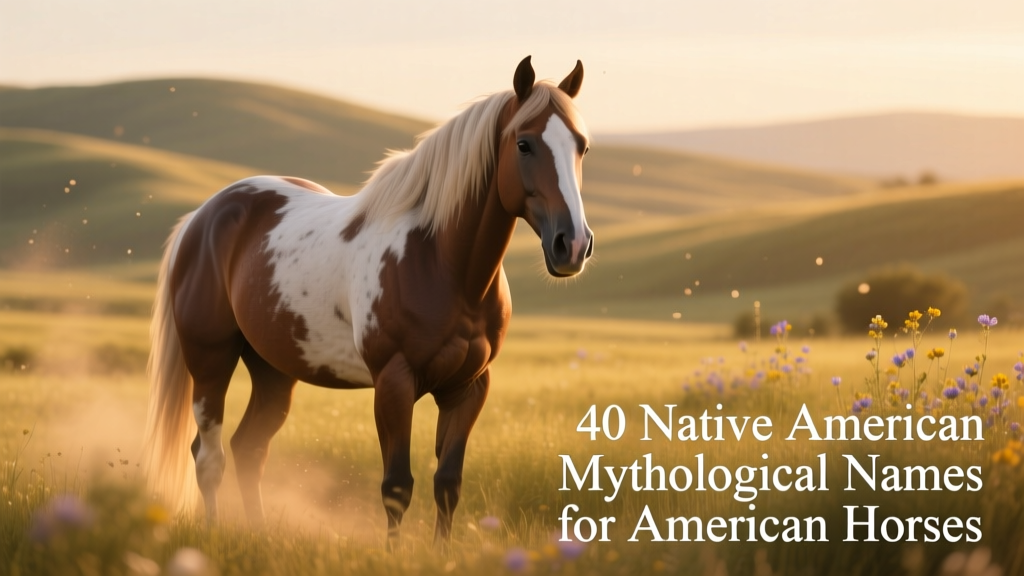 A proud, sunlit Appaloosa standing in open grassland, ready for a meaningful name