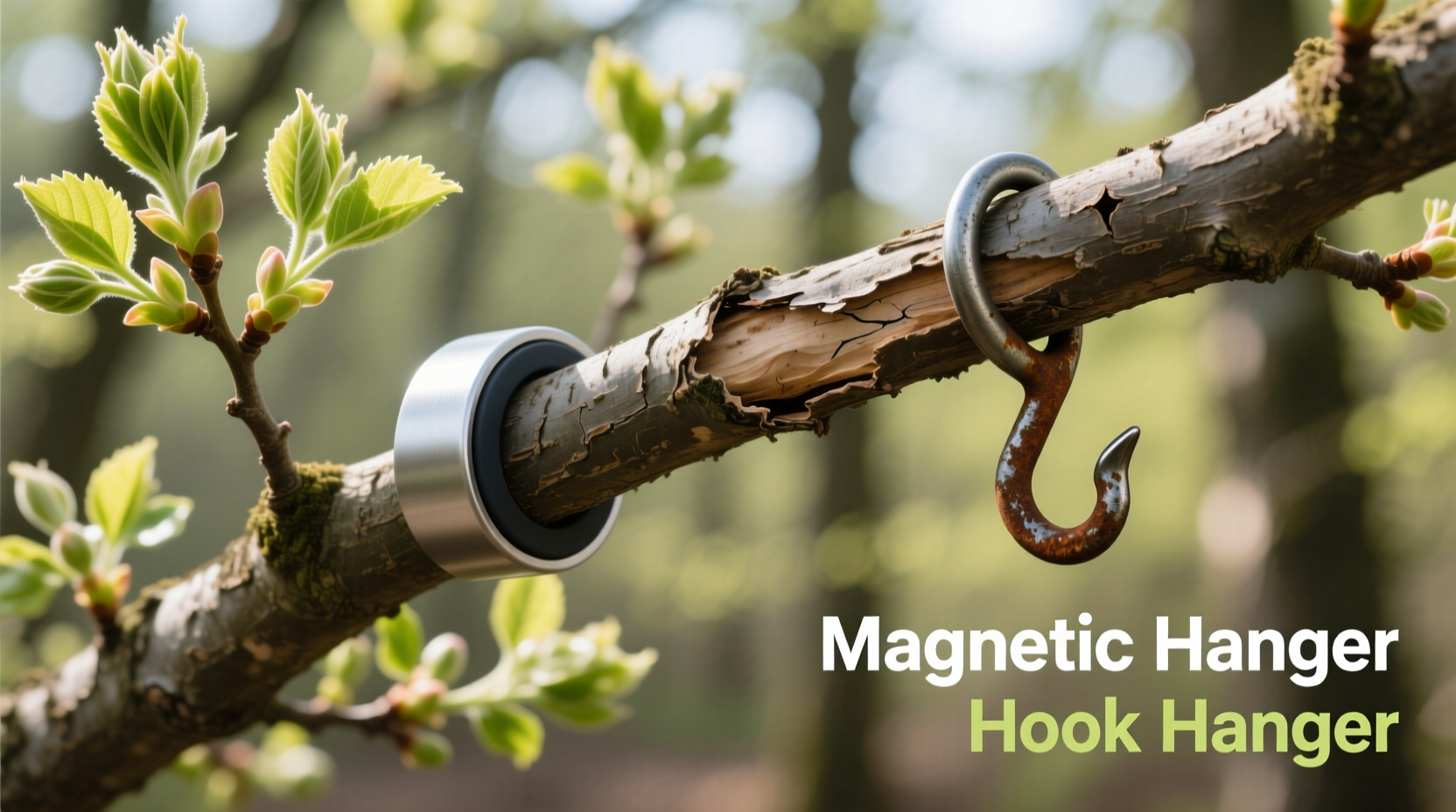magnetic vs hook hangers which protects tree branches better