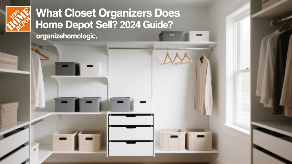 What Closet Organizers Does Home Depot Sell? (2024 Guide)